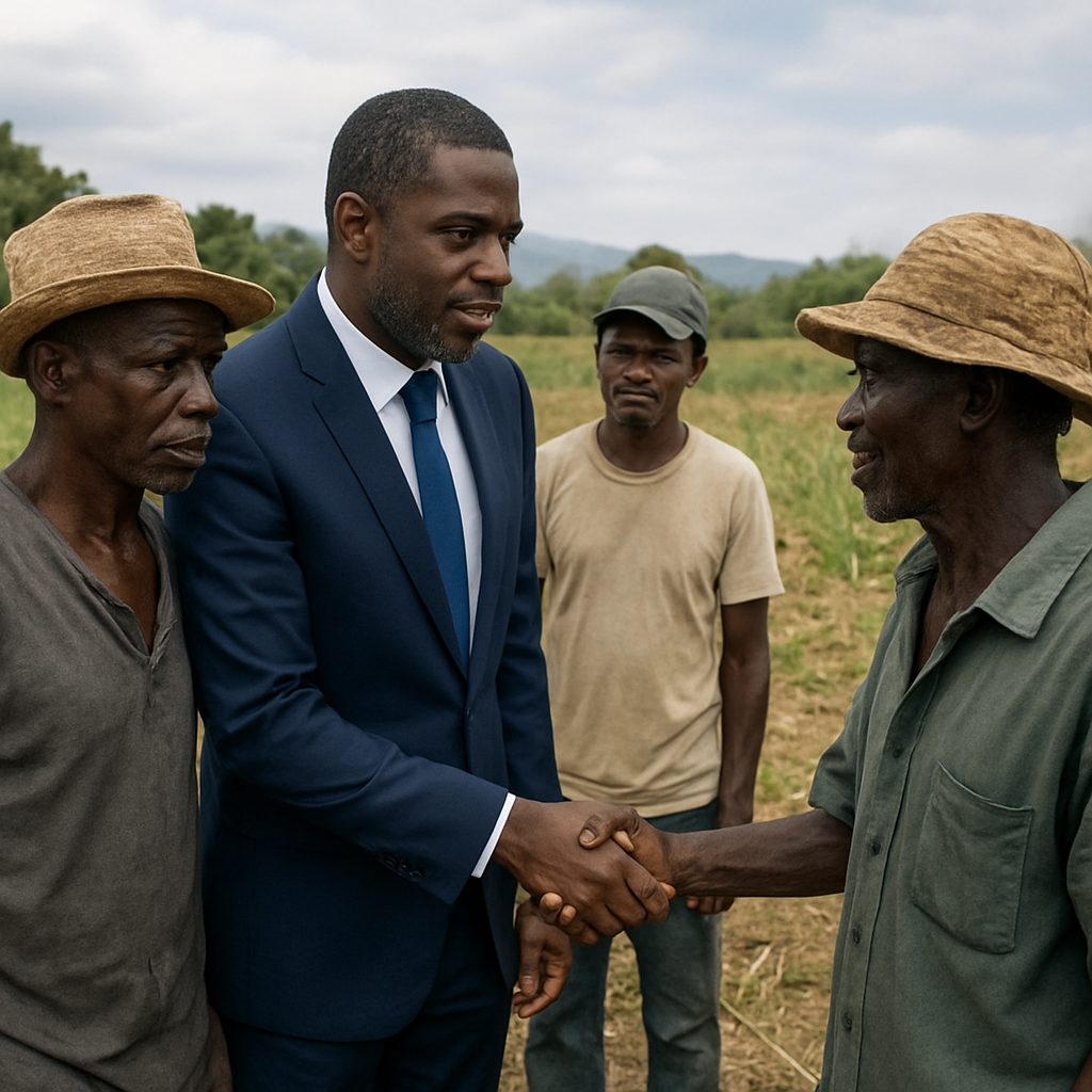 Échanges avec les agriculteurs | Markens Larose Candidat Député